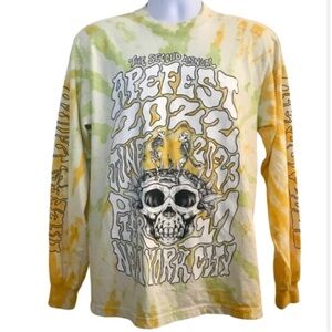 APEFEST 2022 New York City Tie Dye Long Sleeve Festival Shirt S